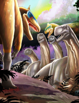 Cryolophosaurua_and_Glacialisaurus Cryolophosaurua_and_Glacialisaurus